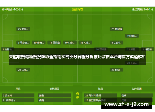 英超联赛最新赛况获取全指南实时比分赛程分析技巧数据平台与官方渠道解析 英超联赛最新赛况获取全指南实时比分赛程分析技巧数据平台与官方渠道解析