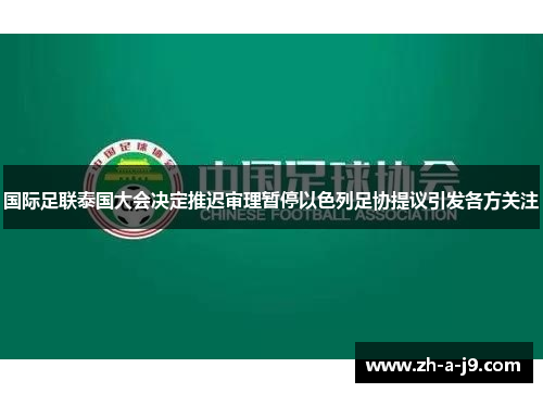 国际足联泰国大会决定推迟审理暂停以色列足协提议引发各方关注 国际足联泰国大会决定推迟审理暂停以色列足协提议引发各方关注